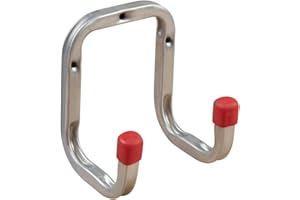 Gedotec® - Crochet à fixer en acier galvanisé – 175 mm (p) x 80 mm (h) – Charge maximale : 30 kg – Produit de qualité pour votre intérieur