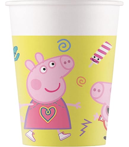 Piatti di carta, Peppa Pig, 18 cm, 8 pezzi