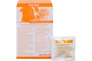 alfavet Dia Tab Kautabletten bei Durchfall für Hunde und Katzen - Bundle - 15 x 5,5g