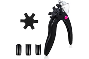 OKALABANDEE Cortador de Uñas, Cortador de Uñas de Acrílico Profesionales, Recortador de Uñas Pedicura y Manicura, kit de Recortador de uñas Herramienta Negro