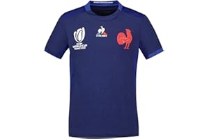 Le Coq Sportif Ffr XV Maillot Replica Cdm Enfant Pblue T-Shirt Manches Courtes Mixte Enfant