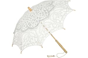 VON LILIENFELD Sombrilla Encaje Boda Nupcial Parasol Decoración Mujer Vivienne