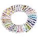 Bluelans® Pack of 50 3D Colorful Flower Water Nail Transfers Nail Art Stickers / Decals / Tattoos