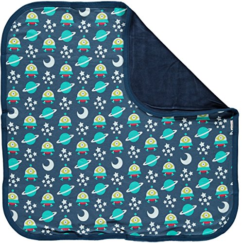 Preisvergleich Produktbild maxomorra Baby Jungen Decke Space Ship Blau
