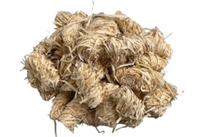 FireVikings Fireparts with Quality Anzündwolle - 32 Feuerbällchen aus Holz und Wachs - Kaminzünder