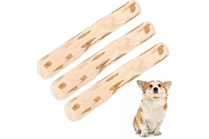 MXYZQDE 3 Stück Kaffeeholz für Hunde, für Zahnreinigung Kauholz für Kleine und Mittlere Hunde Kauspielzeug Hund zum Kauen und Spielen, Ideal für Welpen und Erwachsene (14cm Länge, 1.8-2cm Durchmesser)