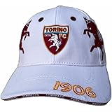 Cappello Torino Cappellino Ufficiale Toro Berretto cap Bianco in Cotone CAPTRBI1236