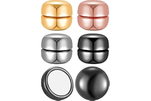 Hijab Magnetic Pins, 4 Pair Pinless Magnetic Hijab Pins Multi-Use Hijab Magnets Commercial Strength Hijab Pins for Women Multi-Use Colorful Scarf