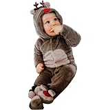 Bambino Natale Pagliaccetto Inverno Tuta Babbo Natale Tutina Renna Body  Jumpsuit : Amazon.it: Abbigliamento