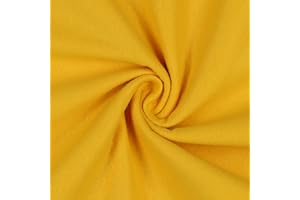 Mondo Tessuti - Tagli di Tessuto Panno Lenci - Feltro 1mm - Disponibile in Diversi Formati e ben 60 Colori (100X190CM, GIALLO)