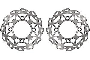 GOOFIT Disque de Frein 190 mm Remplacement pour 110 CC 125 CC Apollo Dirtbike