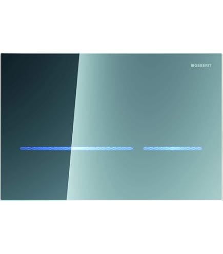 Geberit - 242.813.FW.1 - Bouton Poussoir Sigma70, Pour Double Volume De Dechargement : Acier Inoxydable Le Brossage () - Bricolage