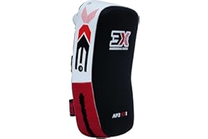3X PROFESSIONAL CHOICE 3X Sports Muay Thai Pad for Coaching, Kickboxing Curved Kick pad, Thai Pads Strike Shield MMA, Martial Arts, Karate, Taekwondo, Punching, Foot, Knee and Elbow Target