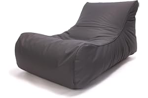 Ecopuf Master Chaise longue d'extérieur en polyester imperméable plein de billes de polystyrène
