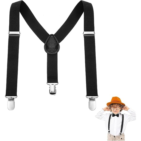 Bretelles Enfant En Y Réglables - Confortables Pour Garçons Et Filles - 2.5cm X 65cm