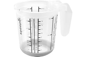 keeeper Pichet Doseur avec Fonction Antidérapante, 500 ml, Massimo, Nordic Grey