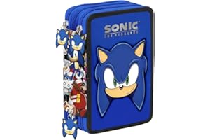 VARZI CARTOLERIA DAL 1956 Selezione Cartoleria Varzi Dal 1956 Astuccio Completo 3zip Sonic