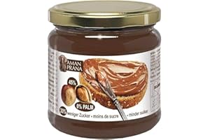 AMANPRANA Aman Prana Haselnusspaste, Kakao und Kokosblütenzucker, 400g