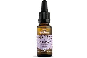 BIOFLORAL - 01 Agrimony, Aigremoine BIO DEMETER - Equilibre Emotionnel - Compte-gouttes 20 ML - Fleur de Bach Authentique