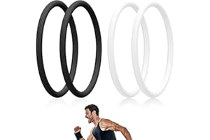 Lyreh Lot de 4 Sangles de Soutien du Tendon Rotulien, Bande de Genou en Silicone Sangle de Genou Flexible pour Tendon Rotulien Sangle de Genou pour la Course à Pied le Basket Ball le Sport