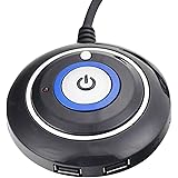 LAOMAO Desktop Computer Case Switch With Dual USB Ports + Power Reset Button + LED Lights