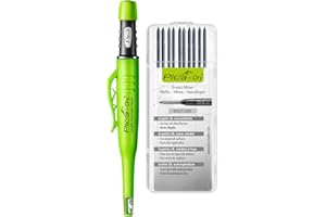 Pica-Dry Bundle 30403 I Set bestehend 3030 Dry Automatic Longlife Tieflochmarker I mit Spitzer und Halteclip I inkl. Spezial-Minen-Set 4030 (10xGraphit 2B) I nachfüllbar, Staub- und Nässeschutz