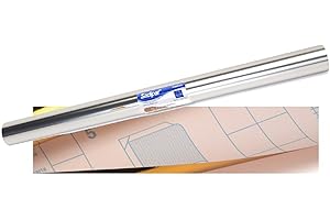 Sadipal 12238 - Rollo plástico adhesivo 0.50 x 3 m, color plata