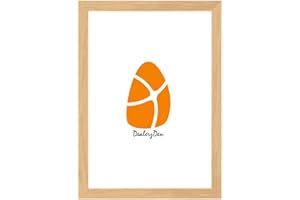 BLINKZ DECORATIONS Rainbow 20 Colours Range Modern Thin Picture Photo Poster Frame Decor A2 A3 A4 A5 Sizes (Oak, A4)