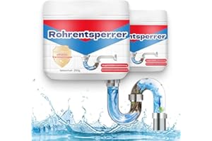 JOHNBOLIN Deboucheur WC,Deboucheur Canalisation, Extrêmement efficace et doux pour les matériaux contre les blocages et les cheveux, sans danger pour tous les tuyaux (2 PCS, gramme, 520)