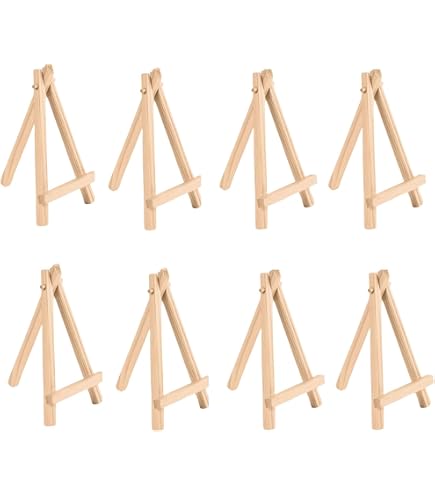 Lot De 20 Mini Chevalets En Bois Triangulaires - Pour Photos, Cartes, Menus | Support Table Mariage, Noël, Décoration