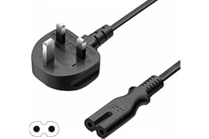 REYTID Power Plug Compatible with Xbox One S and X, Xbox Series S and X, Elite Lead Charger Adapter Cable Mains UK 1.8m