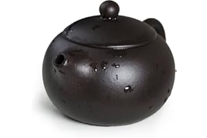 YXHUPOT Théière chinoise Yixing en sable noir véritable Heijingang avec sac en corde (S mini)