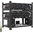1 Set Mining Rig Frame Prime 6/8/10/12 GPU Open Air Premium Sturdy Computer Frame Computer Case Mining Rig Frame for PC Computer