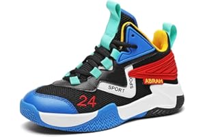 WOWEI Zapatillas de Baloncesto para Niños Moda Calzado de Baloncesto para Niño Zapatillas Aire Libre Deportivas Calzado Deportivo para Correr Ligeras Zapatos de Running