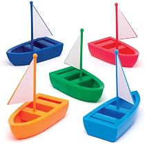 Baker Ross Kit Barca A Vela In Gommapiuma 3D – Set Da 3, Attività Creativa Per Bambini - 3