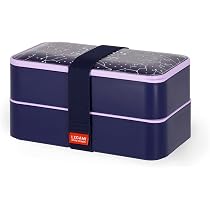 Legami Boîte à Déjeuner Daisy 1200ml Avec 3 Couverts - Anti-fuite, Micro-ondes Et Lave-vaisselle - Idéal Bureau Et École