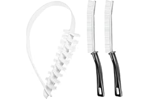 TAIHOBO 3 szt. Szczotka do czyszczenia bębna, szczotka do czyszczenia szczelin, szczotka do czyszczenia szczelin, szczotka do czyszczenia klimatyzatora, chłodnicy, zamrażarki i kuchni