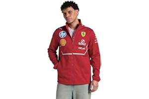 PUMA Scuderia Ferrari F1 2025 Team Softshell Jacket - Red