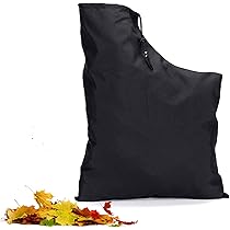 Sacco Raccolta Per Soffiatore Foglie BAKAJI - Capacità 45L, Tessuto Resistente, Nero - Foto 2