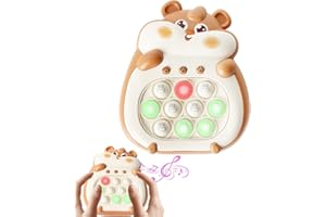 Exsivemy Fast Push Quick Game Update 2-Color Bomb Pass 5 Modes Light Up Pop It Game 999 Levels Poppit Game, Pocket Games for Kids with Screwdriver for 3+ Year old Boys/Girls