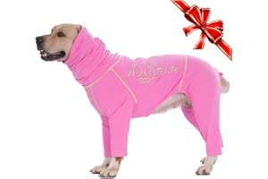 TVMALL Traje de Recuperación de Perro Suave Traje de Perro Después de la Cirugía Perro Mono Proteger Herida Traje Quirúrgico para Macho/Hembra Pijamas para Perros medianos Grandes, XL