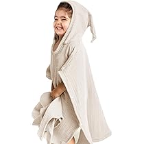 lulumoon Badponcho kinderen capuchonhanddoek baby 100% mousseline katoen babyhanddoek met capuchon - poncho badhanddoek voor kinderen baby 60 x 60 cm, (groen lulumoon Badponcho kinderen capuchonhanddoek baby 100% mousseline katoen babyhanddoek met capuchon - poncho badhanddoek voor kinderen baby 60 x 60 cm, (groen