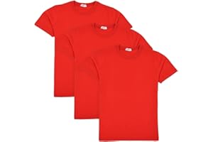 A2Z 4 Kids Chłopcy Dziewczyny Spakować Of 3 Równina Koszulki Miękki Czuć PE Szkoła Koszulki Lato Czołg Top & Tees Prezent Dla Dziatwa Chłopcy & Dziewczyny Wiek 2-13 Lata