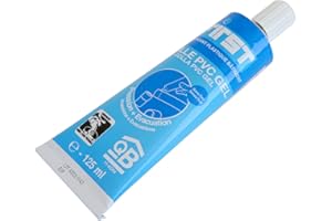 First Plast COF125 Colla Saldante per PVC in Tubetto, 125 ml