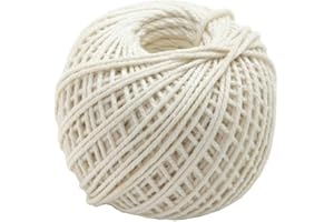 HOTADEN 1Pc 220 Pieds de Cuisine Ficelle de Coton de boucherie préparation de Viande Trussing Dinde Cordes Outils de Barbecue