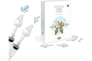 IL MONDO DI NOAH Noah Washes Kit, Lavaggio Nasale Bambini, 4 Olive Nasali e 2 Siringhe per Lavaggi Nasali, Doccia Nasale