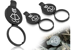 ‎AOYEGIC AOYEGIC 2 szt. osłony zbiornika płynu do spryskiwaczy, dysze wycieraczek, pokrywa przedniej szyby, korek zbiornika wycieraczki, pasuje do modeli 2010-2016 13227300