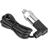 Jadeshay Pressure Transducer,0-1MPA Water Pressure Transducer Output 4-20mA Pressure Transducer Sensor G1/4" for Water Diesel