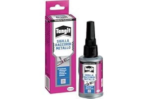 Tangit Sigillaraccordi Metallo, Sigillante Anaerobico, Sostituisce Canapa e PTFE, Ideale per Sigillare Filettature Lasche e Condutture di Gas (Approvato DVGW), Elevata Resistenza, Tubetto da 50ml