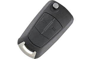 XIEMINLE 2 Tasten Gehäuse der Fernbedienung Autoschlüssel für Opel Antara Astra Vectra Zafira Corsa Meriva Tigra B, Auto Schlüsselgehäuse mit ungeschnittener Klinge